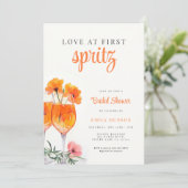 Liefde bij het eerste Vrijgezellenfeest van Spritz Kaart (Staand voorkant)