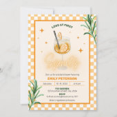 Liefde bij het eerste Vrijgezellenfeest van Spritz Kaart (Voorkant)