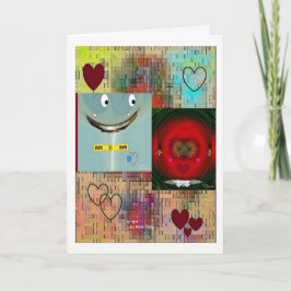 "Liefde bij Lege Kaart 5 x 7 Eerste van het