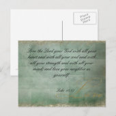 Liefde  Bijbelcitaat Briefkaart (Voorkant / Achterkant)