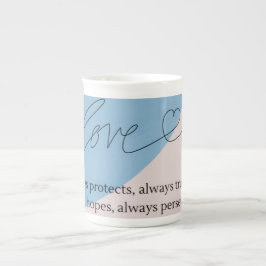 Liefde Bijbelvers Porselein Kop
