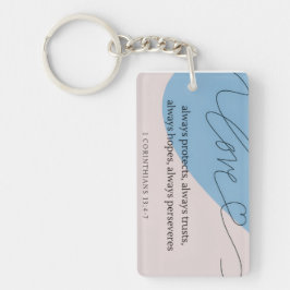 Liefde Bijbelvers Sleutelhanger
