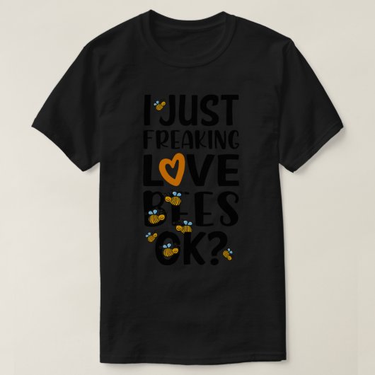 Liefde bijen t-shirt (Design voorkant)