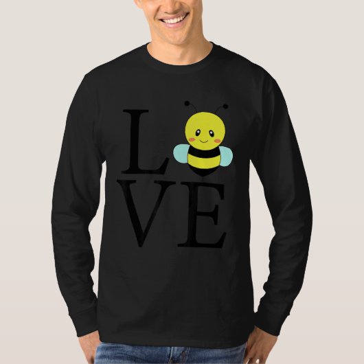 Liefde bijenteelt t-shirt (Voorkant)