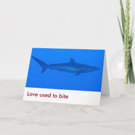 Liefde bijt niet meer in valentijn feestdagen kaart