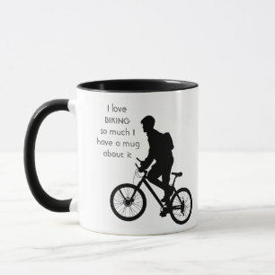 Liefde BIKING BIKES zoveel als ik zo veel vun cita Mok