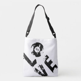 Liefde Biljart Canvas tas