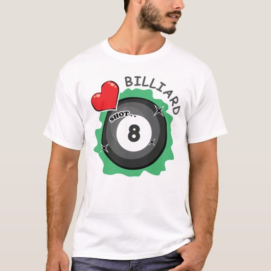 Liefde Biljart T-shirt (Voorkant)