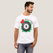 Liefde Biljart T-shirt (Voorkant volledig)