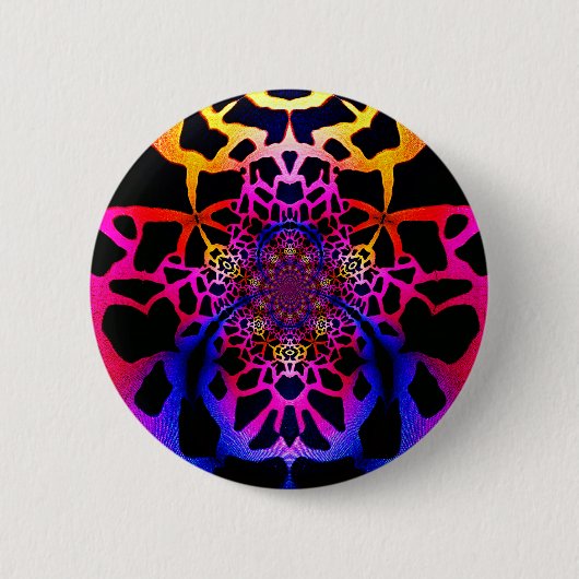 Liefde binnen_ ronde button 5,7 cm (Voorkant)