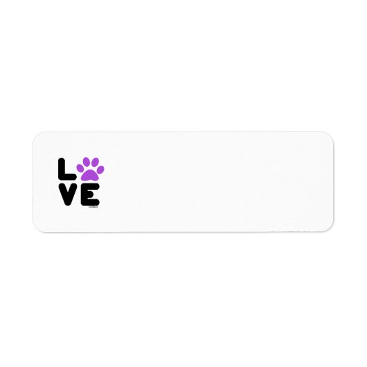LIEFDE - BK/PPL ETIKET (Voorkant)