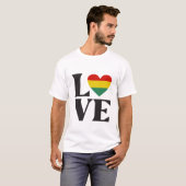 Liefde - Black History Month T-shirt (Voorkant volledig)