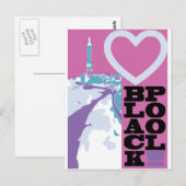 Liefde Blackpool Briefkaart (Voorkant / Achterkant)