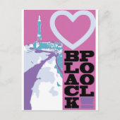 Liefde Blackpool Briefkaart (Voorkant)