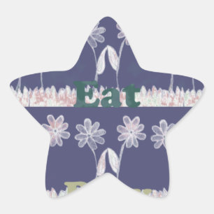 Liefde Blauw Baby shower kleuren Ster Sticker