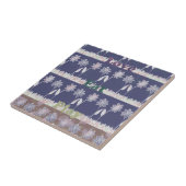 Liefde Blauw Baby shower kleuren Tegeltje (Zijkant)