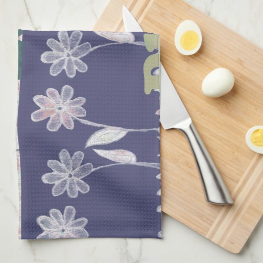 Liefde Blauw Baby shower kleuren Theedoek (Quarter Fold)