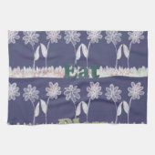 Liefde Blauw Baby shower kleuren Theedoek (Horizontaal)