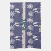 Liefde Blauw Baby shower kleuren Theedoek (Verticaal)