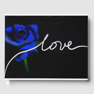 Liefde Blauw en Marine Huwelijk Gastenboek