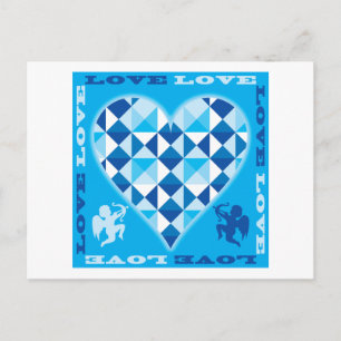 Liefde (Blauwe Diamant) Briefkaart