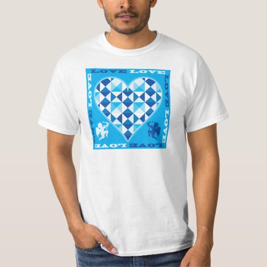 Liefde (Blauwe Diamant) T-shirt (Voorkant)