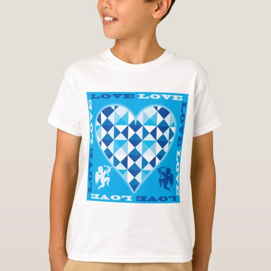 Liefde (Blauwe Diamant) T-shirt (Voorkant)
