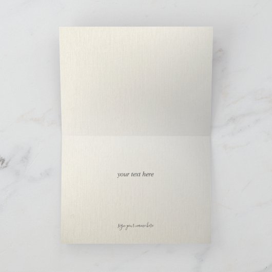 Liefde blijft Dandelion Corinthians 13 Bedankt noo Feestdagen Kaart (Binnen)