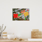 Liefde blijft poster (Keuken)
