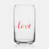 Liefde Blikvorm Glas (Achterkant)