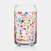 Liefde Blikvorm Glas (Achterkant)