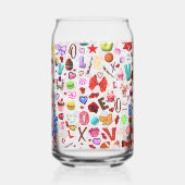 Liefde Blikvorm Glas (Links)