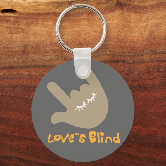 Liefde Blind Sleutelhanger (Voorkant)