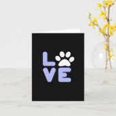 LIEFDE - Blk/Blu Kaart (Gele Bloem)