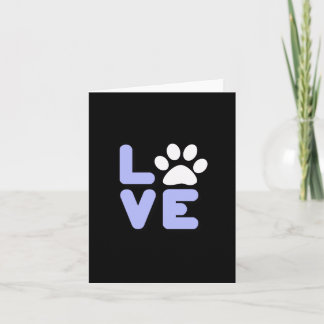 LIEFDE - Blk/Blu Kaart