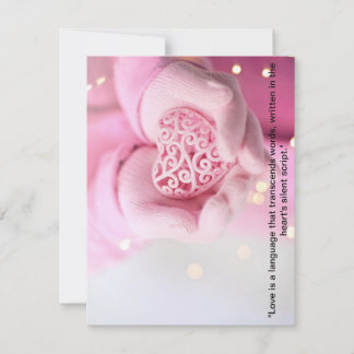 "Liefde Bloeit: Moderne Valentijnsdag  Feestdagenkaart