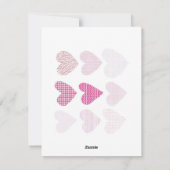 "Liefde bloeit: moderne Valentijnsdag print" Feestdagenkaart (Achterkant)