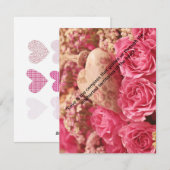 "Liefde bloeit: moderne Valentijnsdag print" Feestdagenkaart (Voorkant / Achterkant)