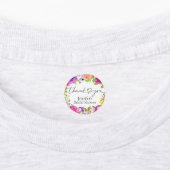 Liefde bloeit | Waterverf Floral Vrijgezellenfeest Labels (Aangebracht)