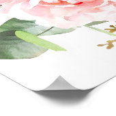 Liefde bloeit | Wild Garden Lijst Vrijgezellenfees Poster (Hoek)