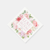 Liefde bloeit | Wild Garden Lijst Vrijgezellenfees Servet (Hoek)