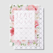 Liefde bloeit | Wild Garden Lijst Vrijgezellenfees Vellum Uitnodigingen (Offset (Uitnodiging))