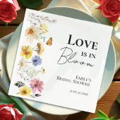 Liefde bloeit | wilde-bloem-Vrijgezellenfeest Servet