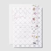 Liefde bloeit | Wildflower Boho Vrijgezellenfeest Vellum Uitnodigingen (Offset (Uitnodiging))