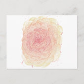 Liefde, bloem en hart voor goede karma briefkaart (Voorkant)