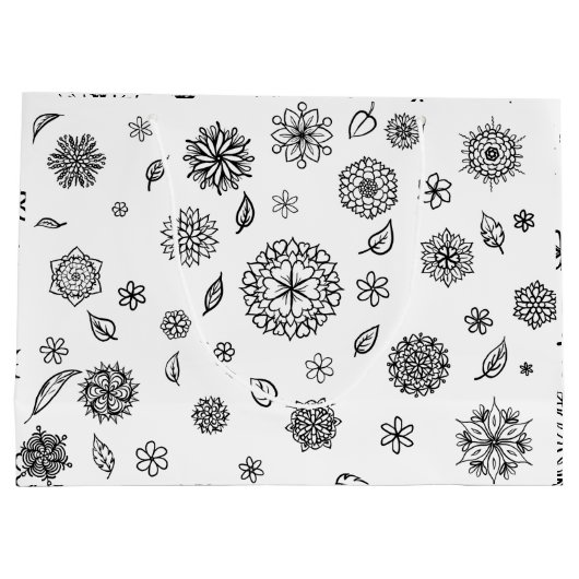 Liefde bloem groot cadeauzakje (Achterkant)