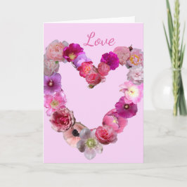 Liefde Bloem Hart Kaart