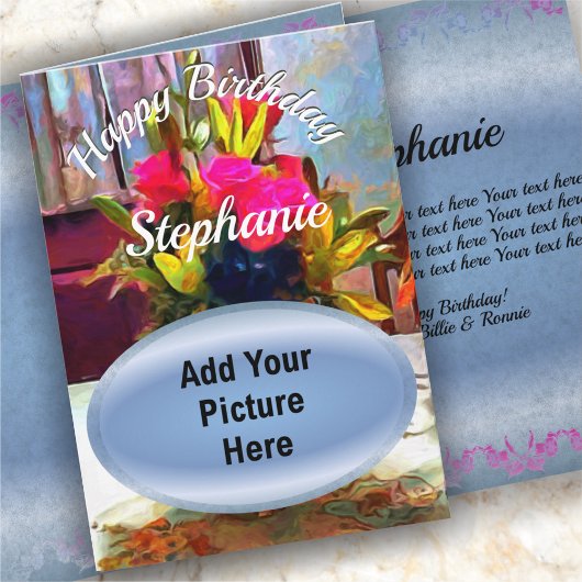 Liefde bloemen Birthday PM0001 Card Kaart