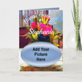 Liefde bloemen Birthday PM0001 Card Kaart (Voorkant)