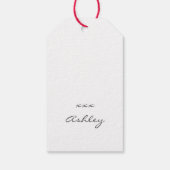 Liefde bloemen Boho Style cadeautjes labels Cadeaulabel (Achterkant)